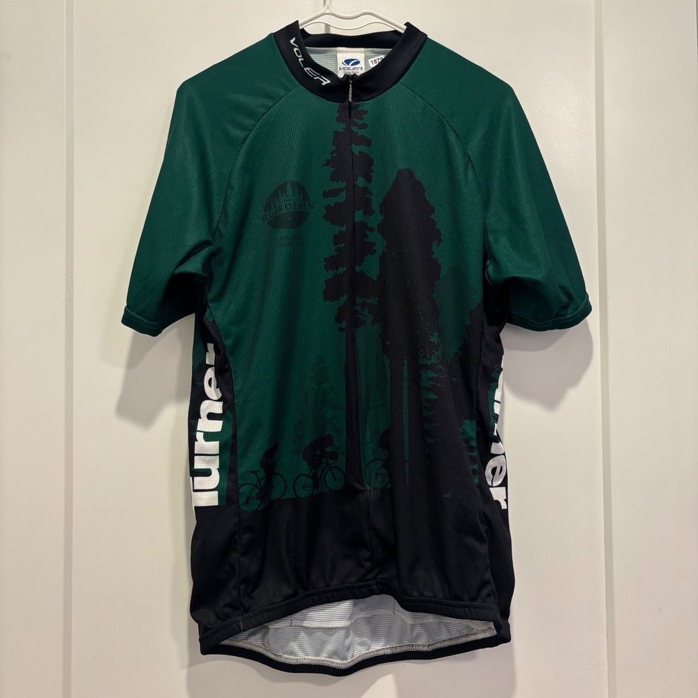 Voler Guardsmen Tour Cycling Jersey XL Green Black Forest Graphic SQ PRO V26251